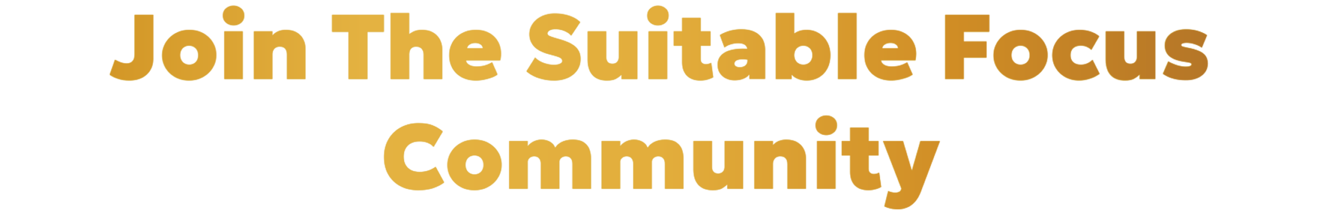 Suitable Focus